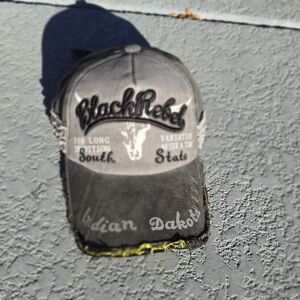 Black Rebel Gray Cap Adjustable